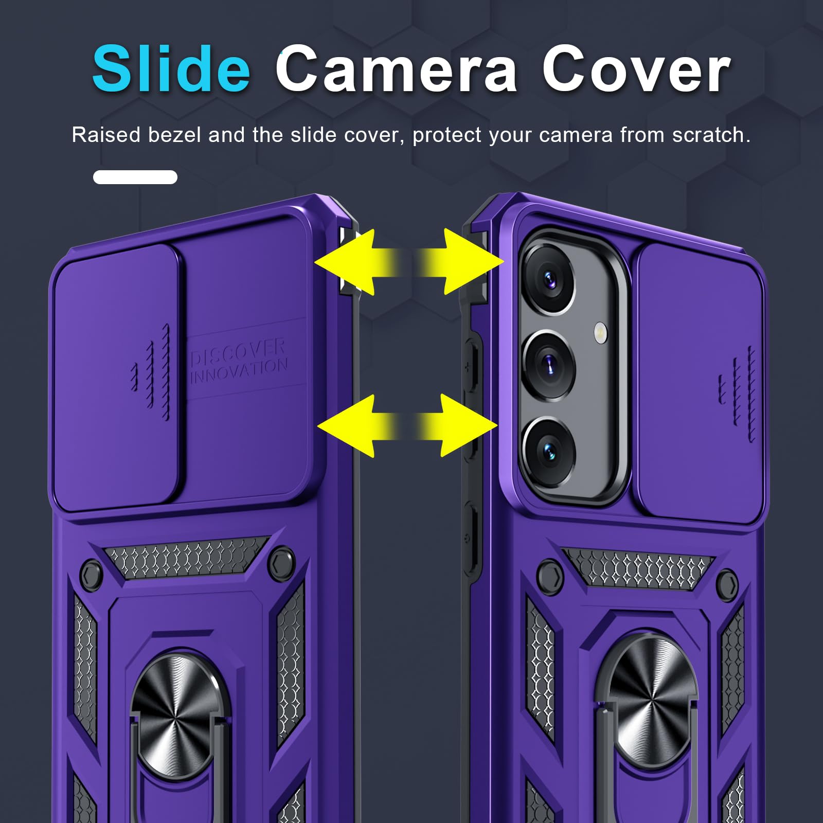 Foto 4 pulgar | Funda Para Teléfono Janmitta Compatible Con Samsung Galaxy S25/s24, Color Morado - Venta Internacional.