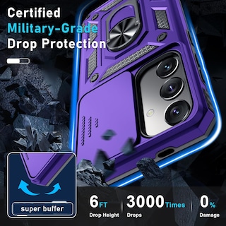 Foto 5 | Funda Para Teléfono Janmitta Compatible Con Samsung Galaxy S25/s24, Color Morado - Venta Internacional.