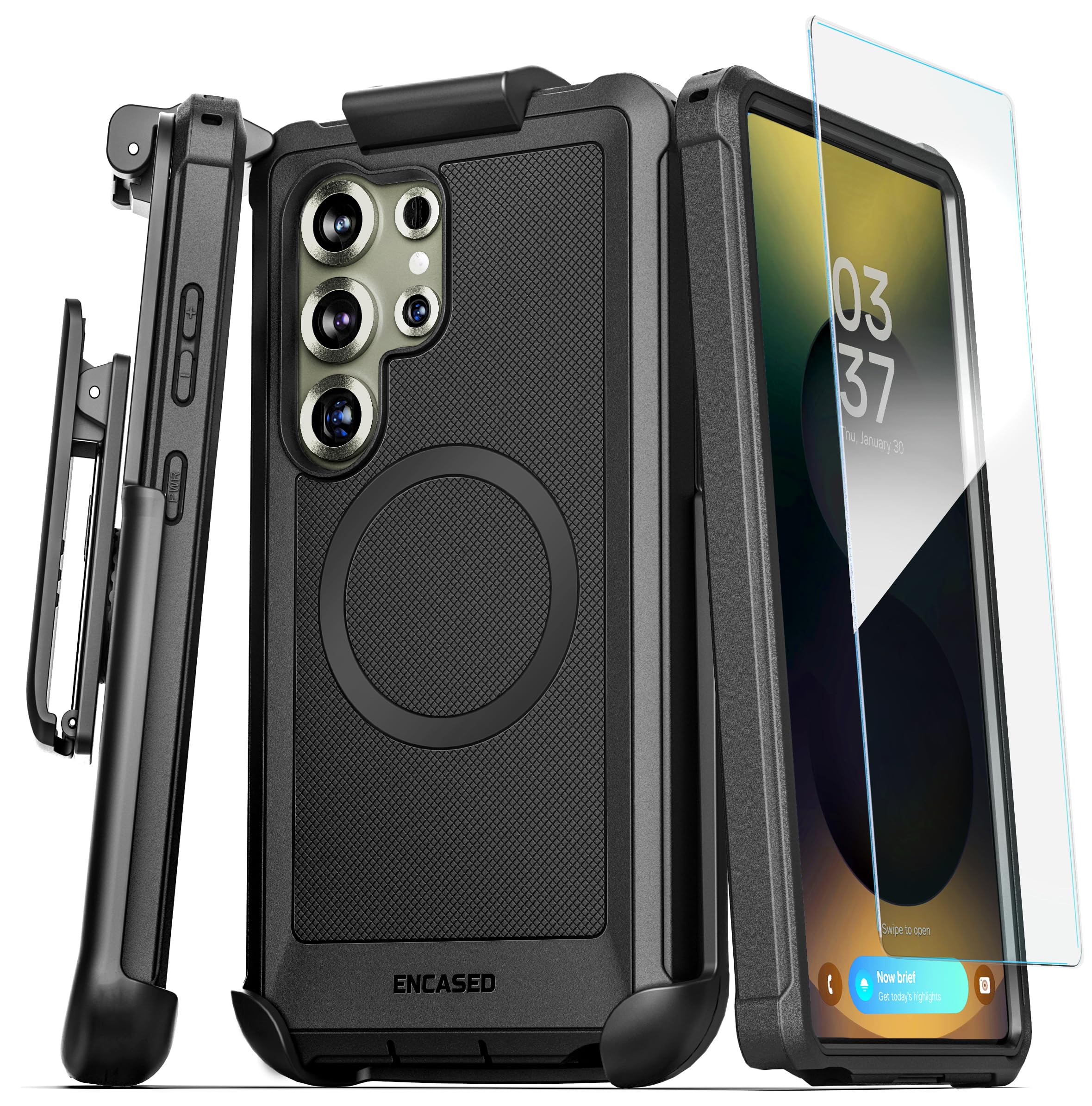Funda De Cinturón Compatible Con Falcon Para Samsung Galaxy S25 Ultra - Venta Internacional.
