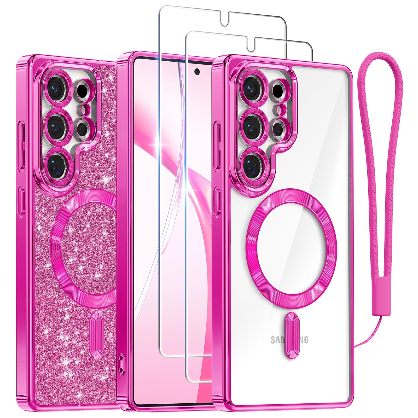 Foto 2 pulgar | Funda Meifigno Para Samsung Galaxy S25 Ultra Hot Pink - Venta Internacional.