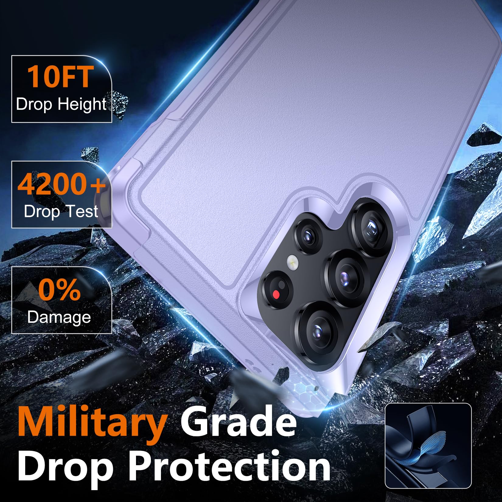 Foto 4 | Funda De Teléfono Spidercase Para Samsung Galaxy S25 Ultra 6.9'' - Venta Internacional.