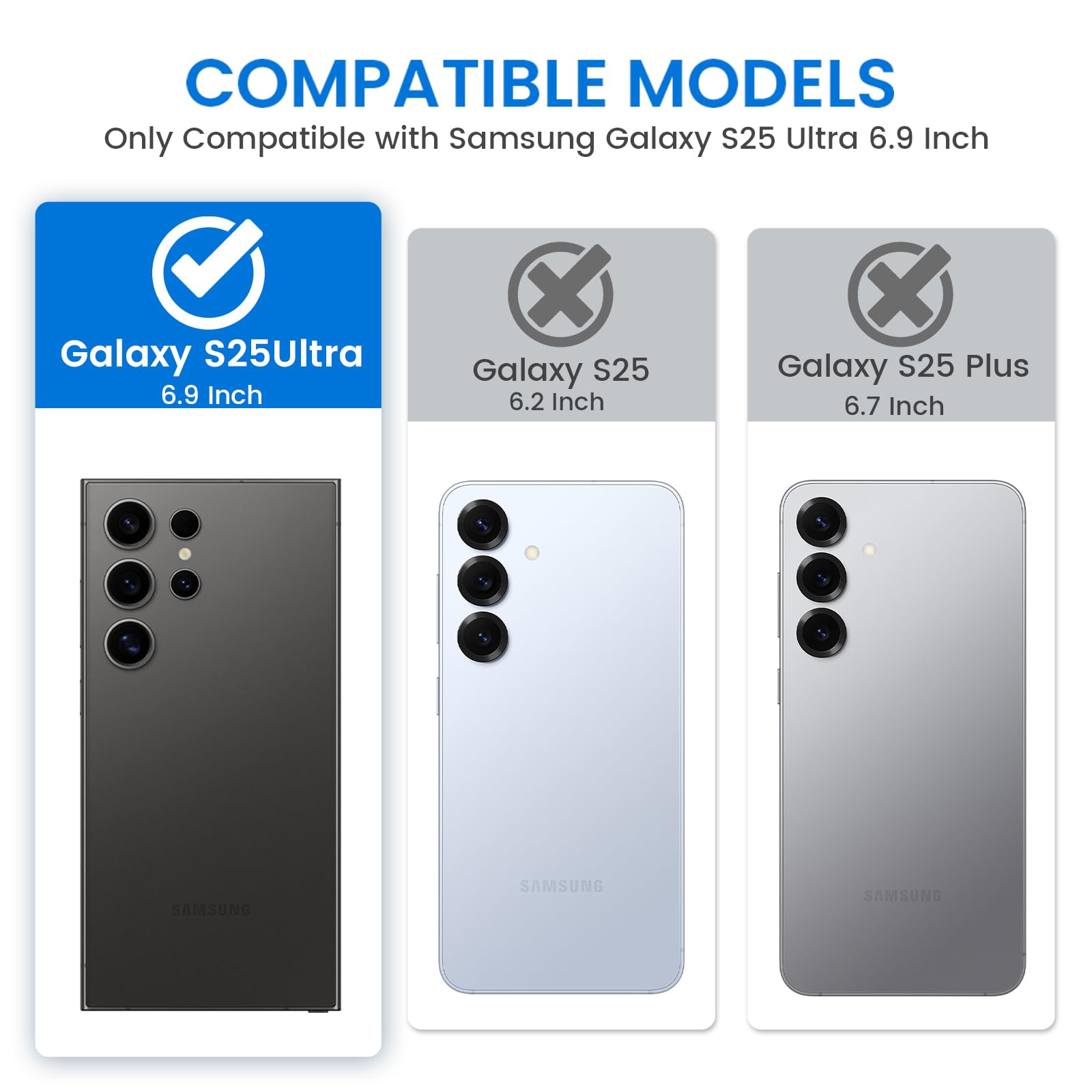 Foto 2 | Funda Vego Para Samsung Galaxy S25 Ultra Con Funda De Cámara De 6.9 Pulgadas - Venta Internacional.
