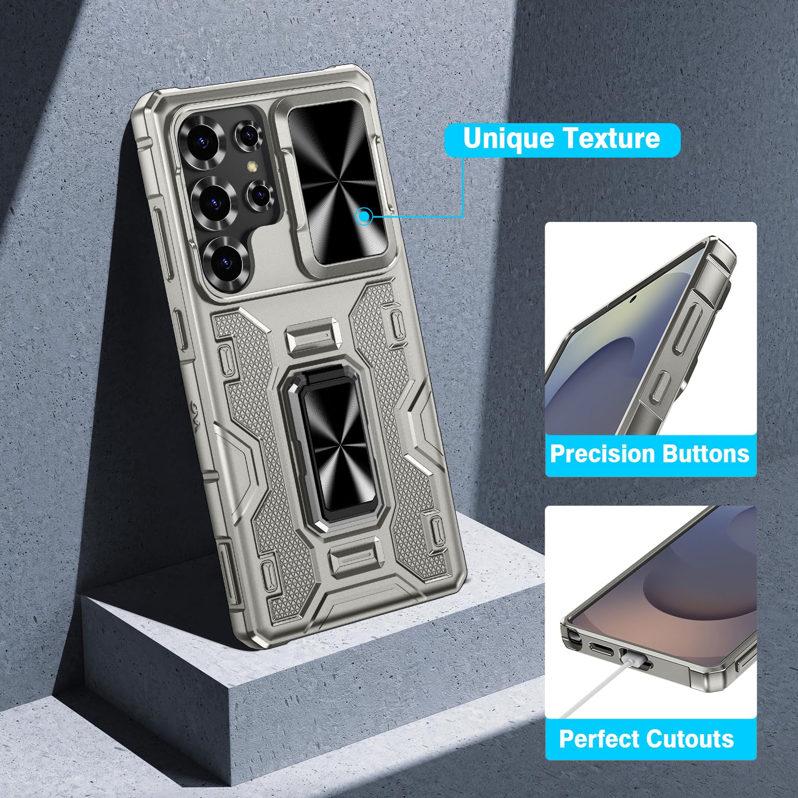 Foto 5 | Funda Vego Para Samsung Galaxy S25 Ultra Con Funda De Cámara De 6.9 Pulgadas - Venta Internacional.