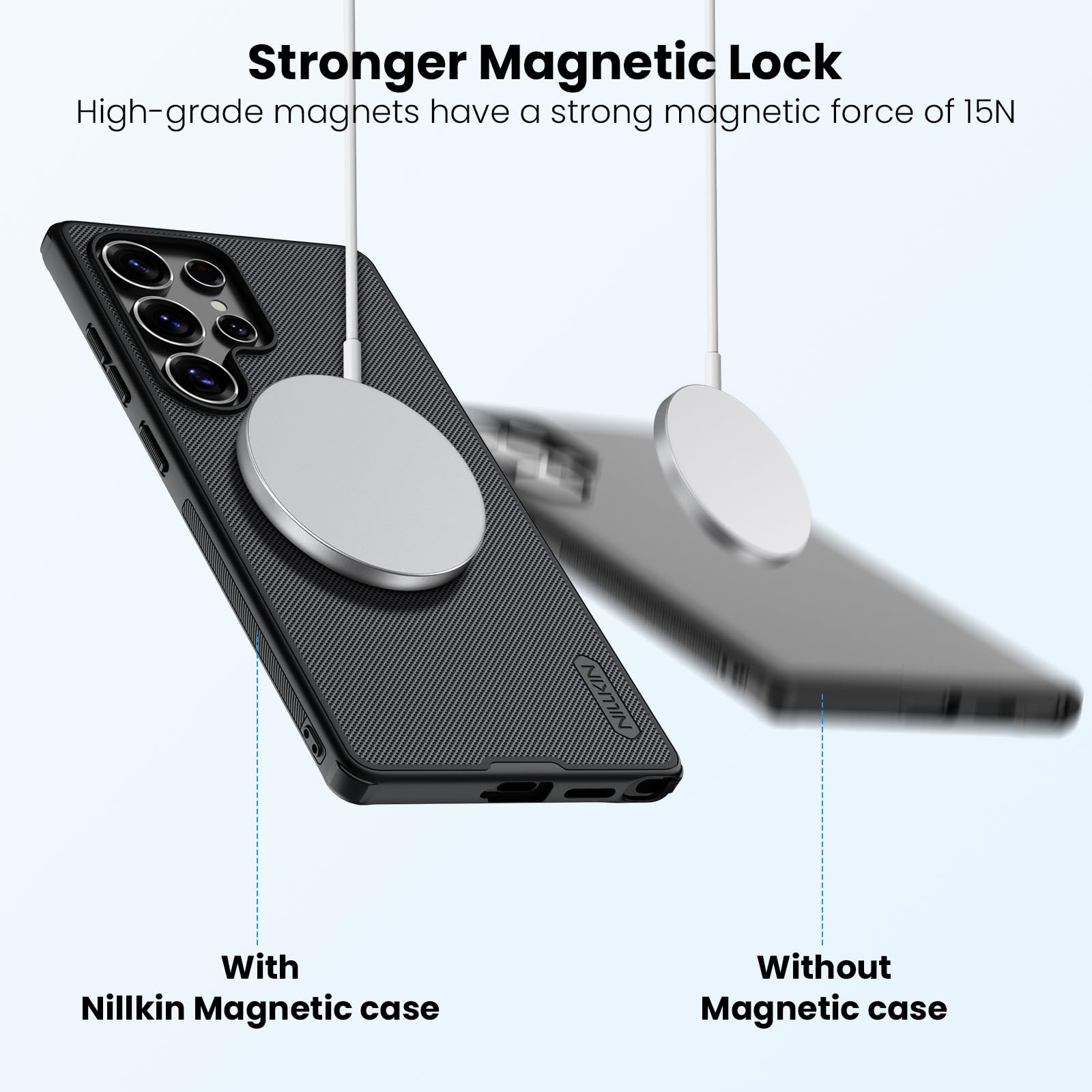 Foto 3 pulgar | Funda Magnética Nillkin A Prueba De Golpes Para Samsung Galaxy S25 Ultra - Venta Internacional.