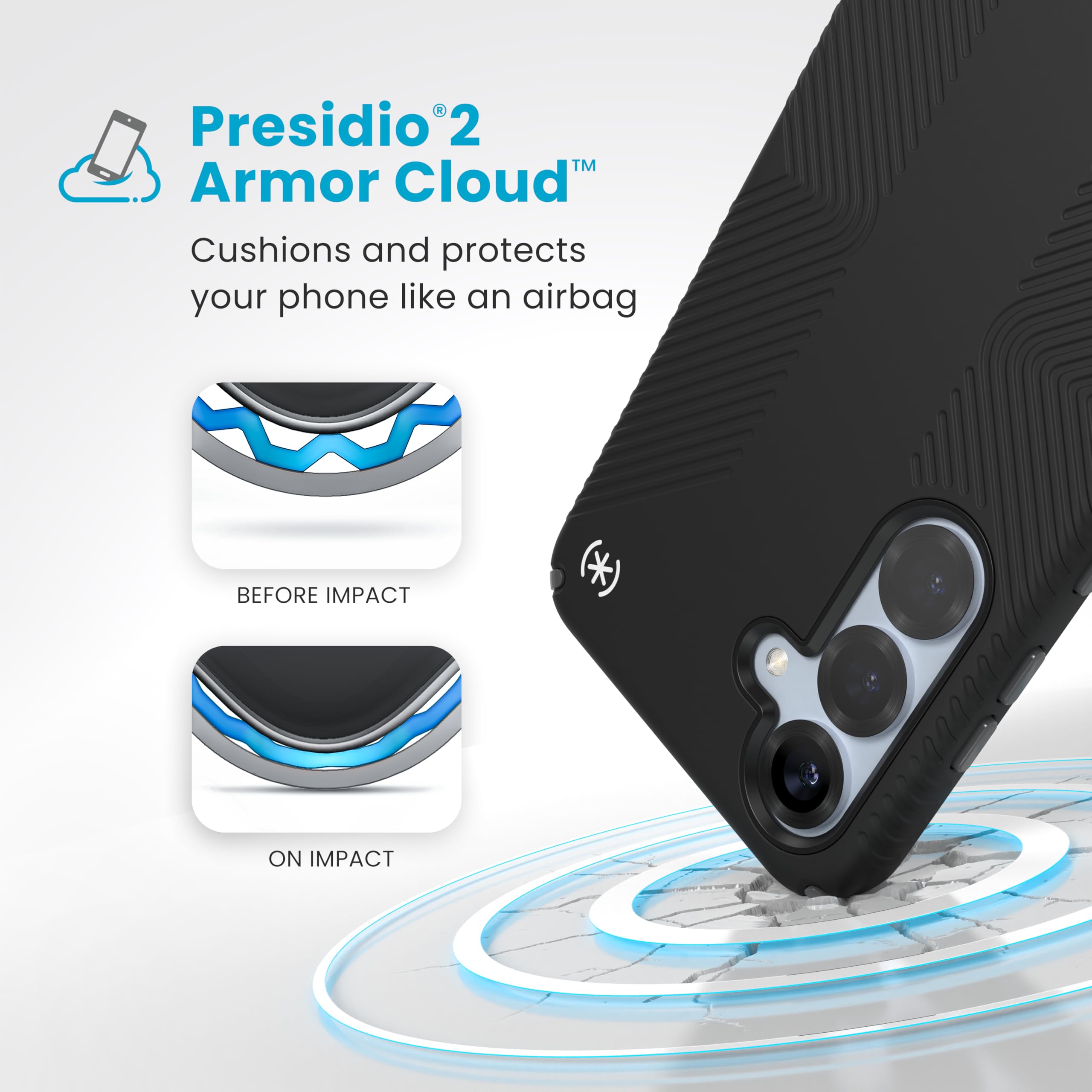 Foto 6 pulgar | Funda Para Teléfono Speck Samsung Galaxy S25 Plus Presidio 2 Grip - Venta Internacional.