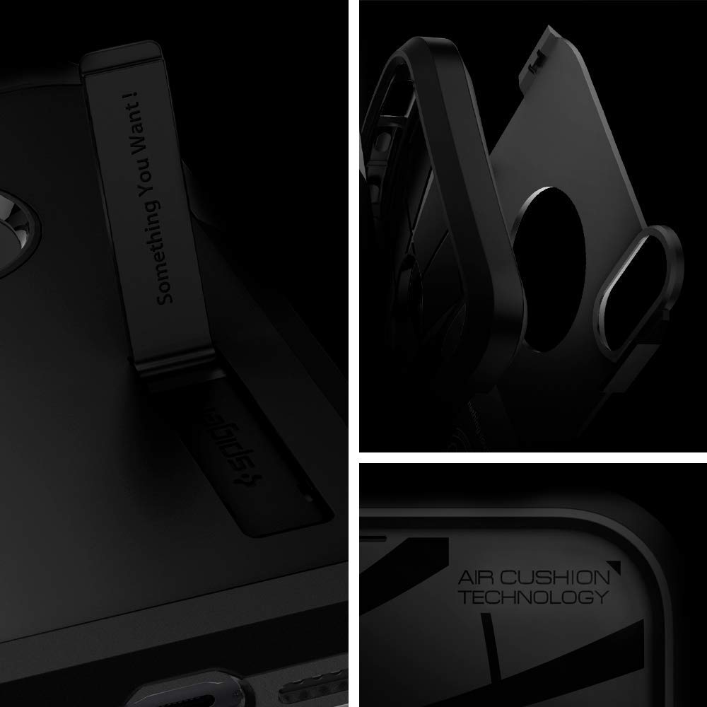 Foto 3 pulgar | Funda Spigen Tough Armor Para Iphone Xr De 6.1 Pulgadas, Color Negro - Venta Internacional.