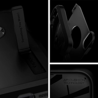 Foto 2 | Funda Spigen Tough Armor Para Iphone Xr De 6.1 Pulgadas, Color Negro - Venta Internacional.