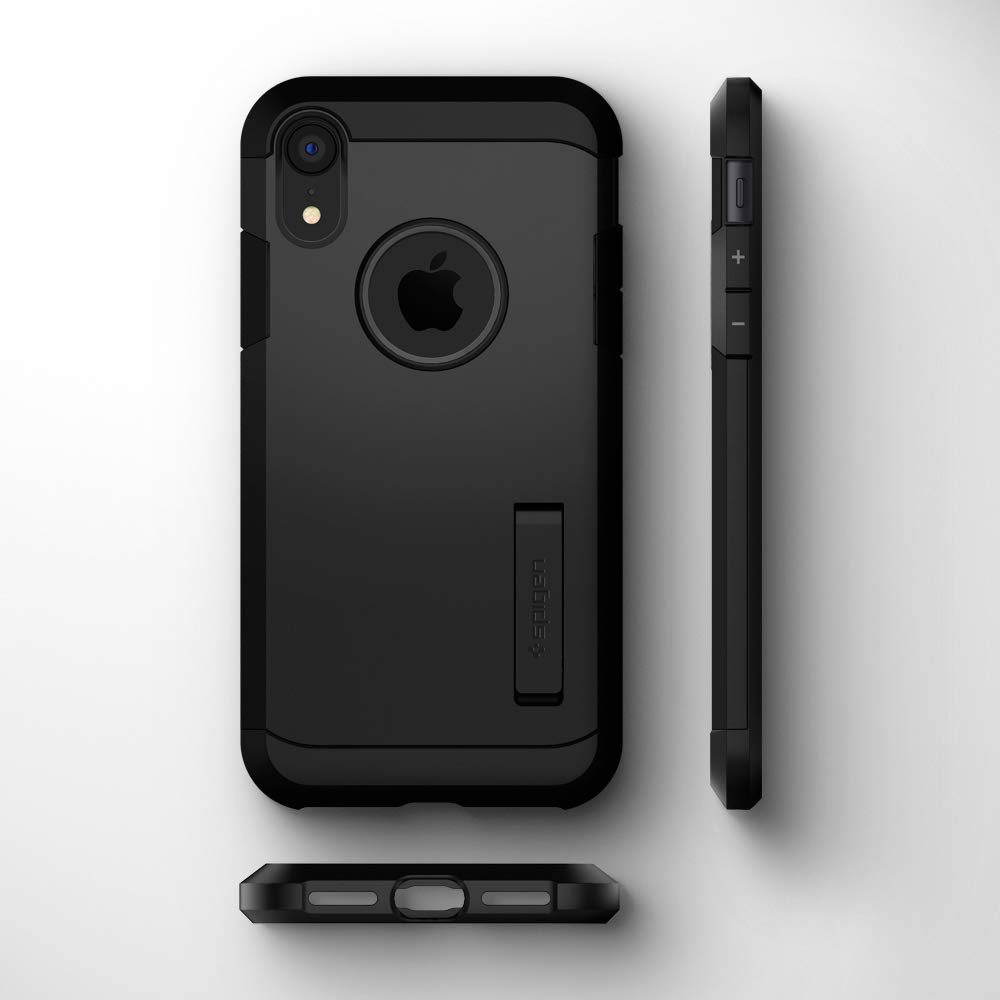 Foto 8 pulgar | Funda Spigen Tough Armor Para Iphone Xr De 6.1 Pulgadas, Color Negro - Venta Internacional.