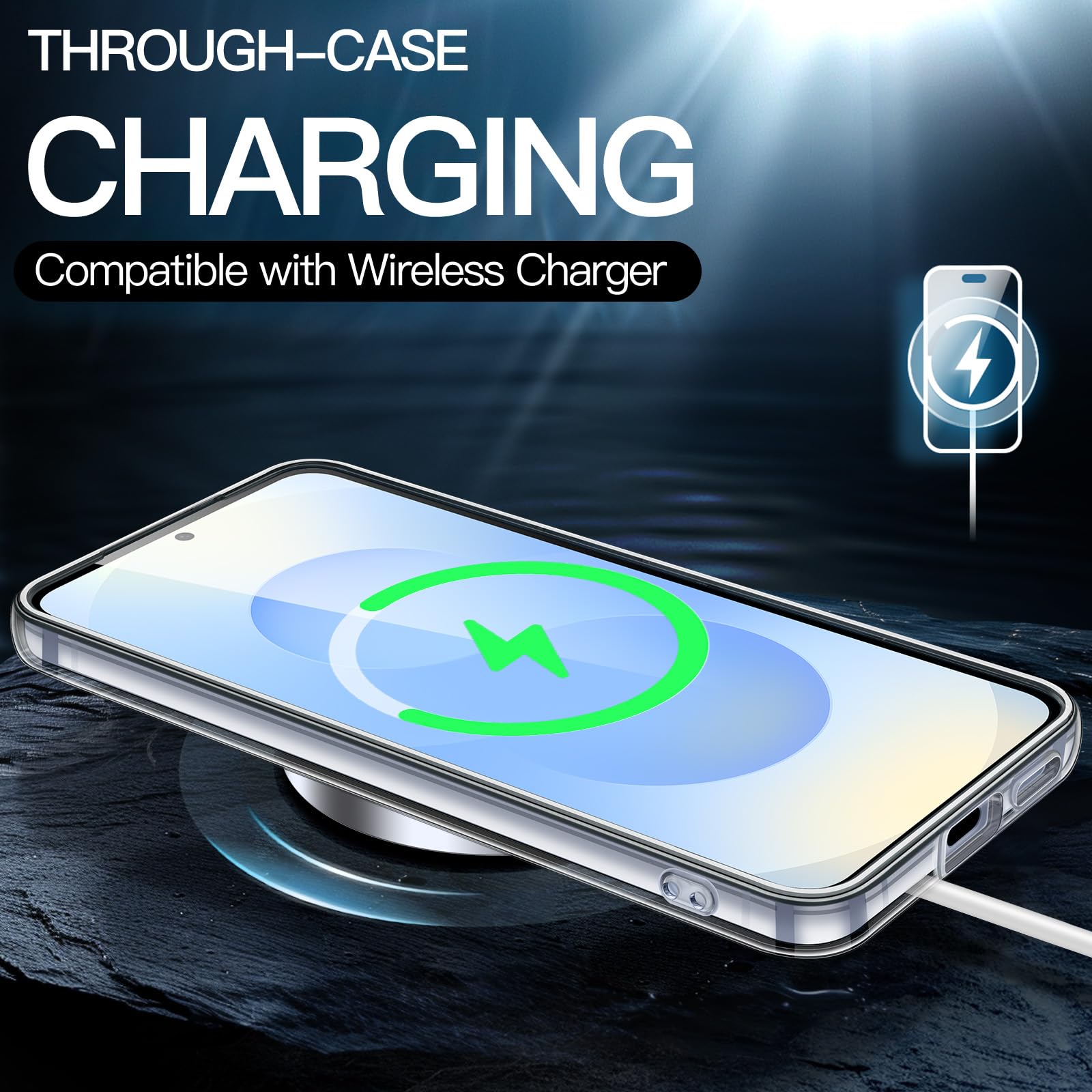 Foto 5 | Funda De Teléfono Jetech Para Samsung Galaxy S25 5g A Prueba De Golpes, Transparente - Venta Internacional.