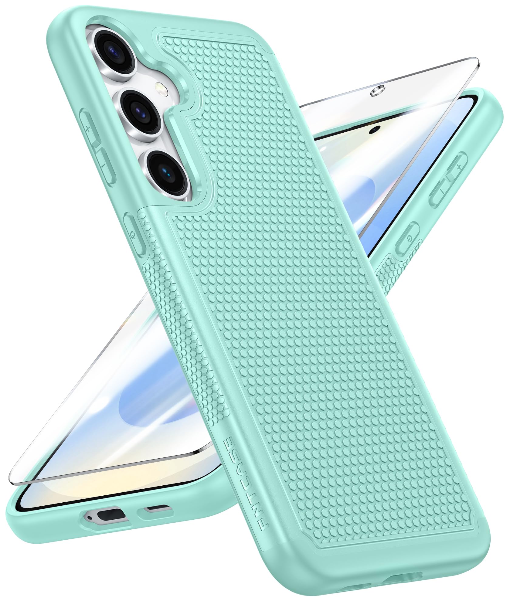 Foto 2 pulgar | Funda De Teléfono Fntcase Para Samsung Galaxy S25-plus A Prueba De Golpes, Color Menta - Venta Internacional.