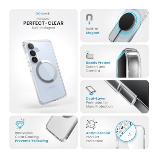 Foto 2 | Funda Para Teléfono Speck Samsung Galaxy S25 Presidio Perfect-clear - Venta Internacional.