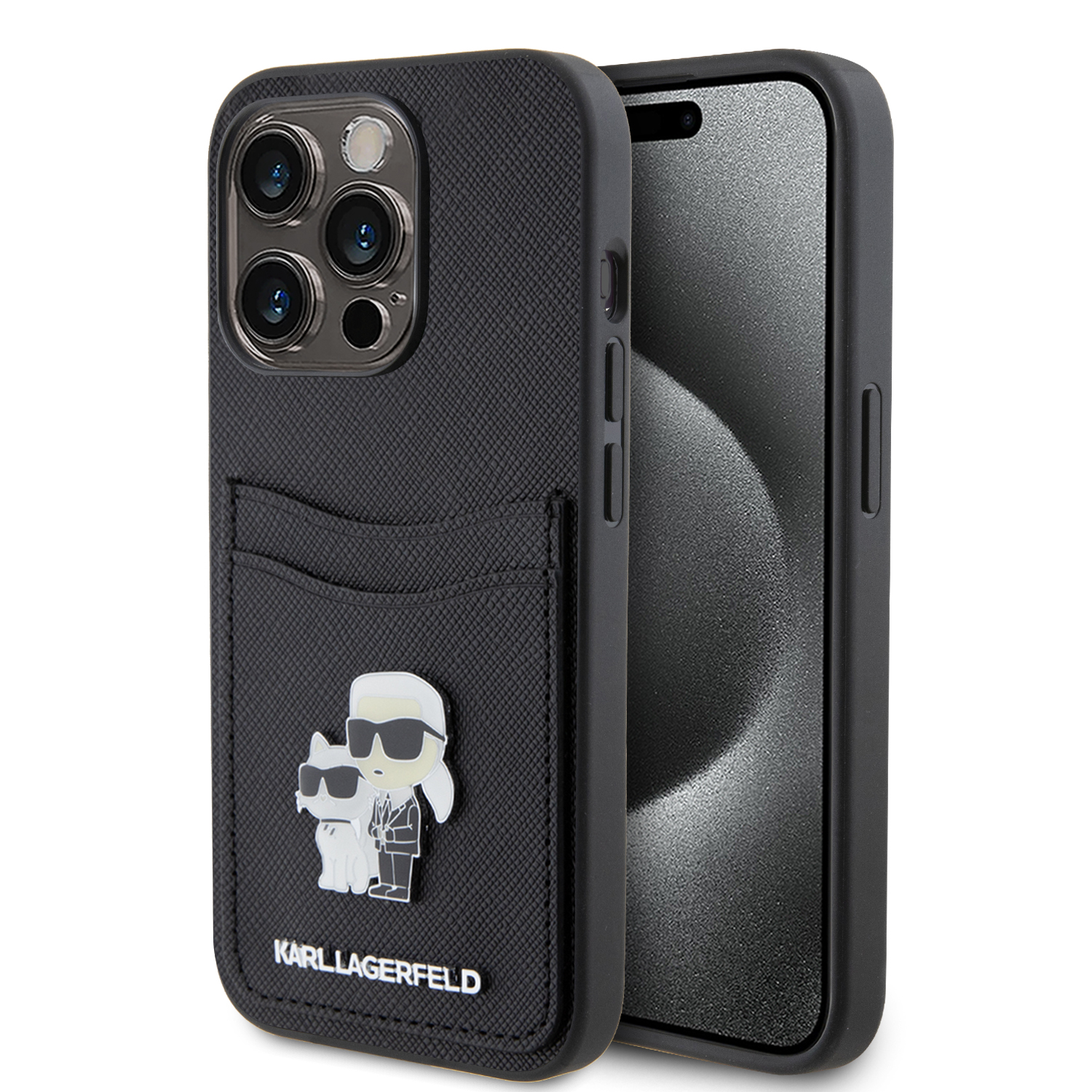 Foto 2 pulgar | Funda Original Karl Lagerfeld Tarjetero Para Iphone 15 Pro