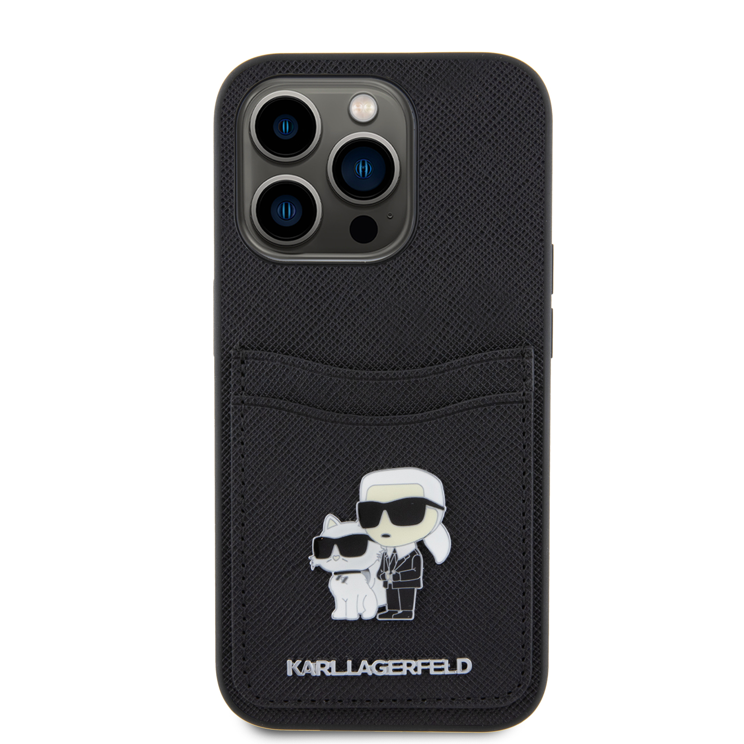 Foto 4 pulgar | Funda Original Karl Lagerfeld Tarjetero Para Iphone 15 Pro