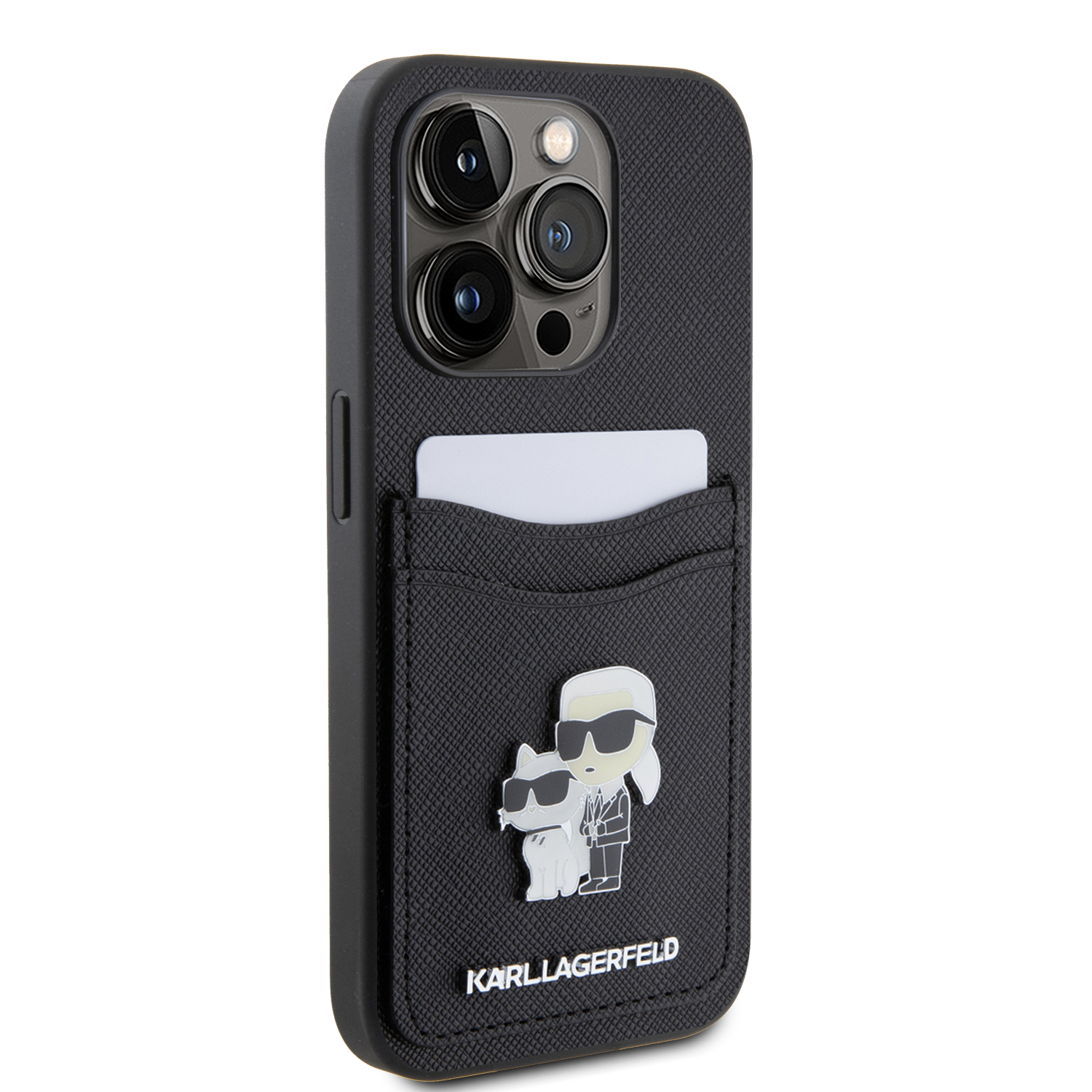 Foto 5 pulgar | Funda Original Karl Lagerfeld Tarjetero Para Iphone 15 Pro