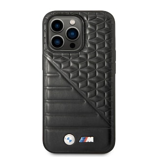 Foto 3 | Funda Original Bmw Pu Líneas Para Iphone 14 Pro Max - Negro