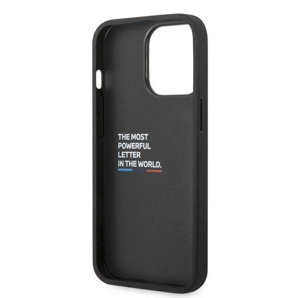 Foto 7 pulgar | Funda Original Bmw Pu Líneas Para Iphone 14 Pro Max - Negro
