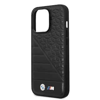 Foto 7 | Funda Original Bmw Pu Líneas Para Iphone 14 Pro Max - Negro