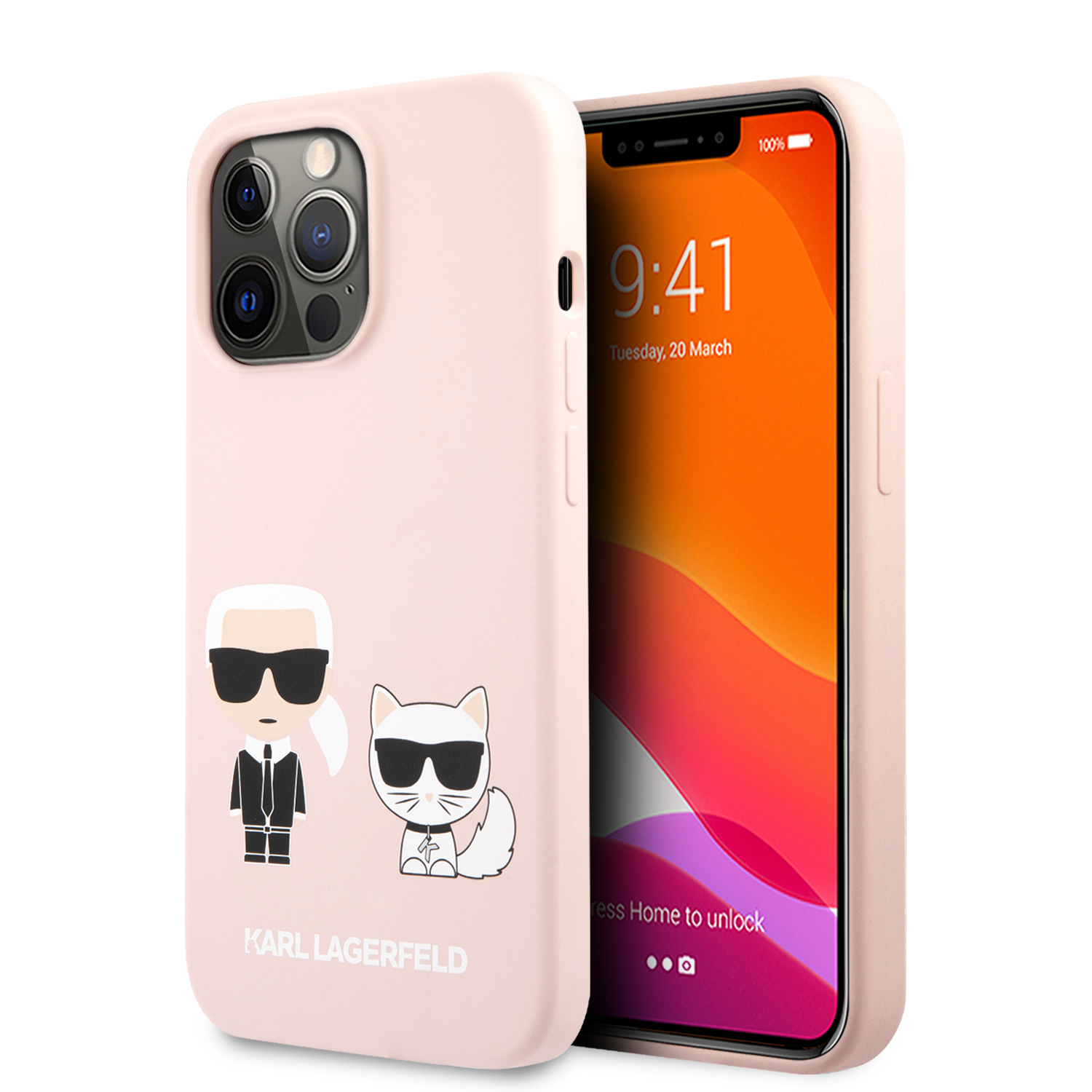 Funda Original Karl Lagerfeld Silicón Para Iphone 13 Pro Max