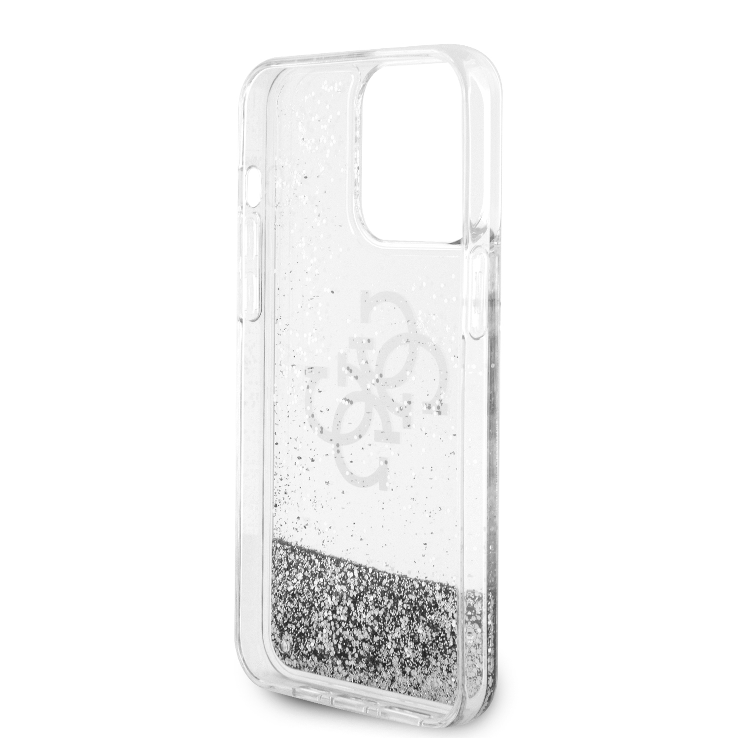 Foto 8 pulgar | Funda Original Guess Glitter Para Iphone 15 Pro Max - Transparente