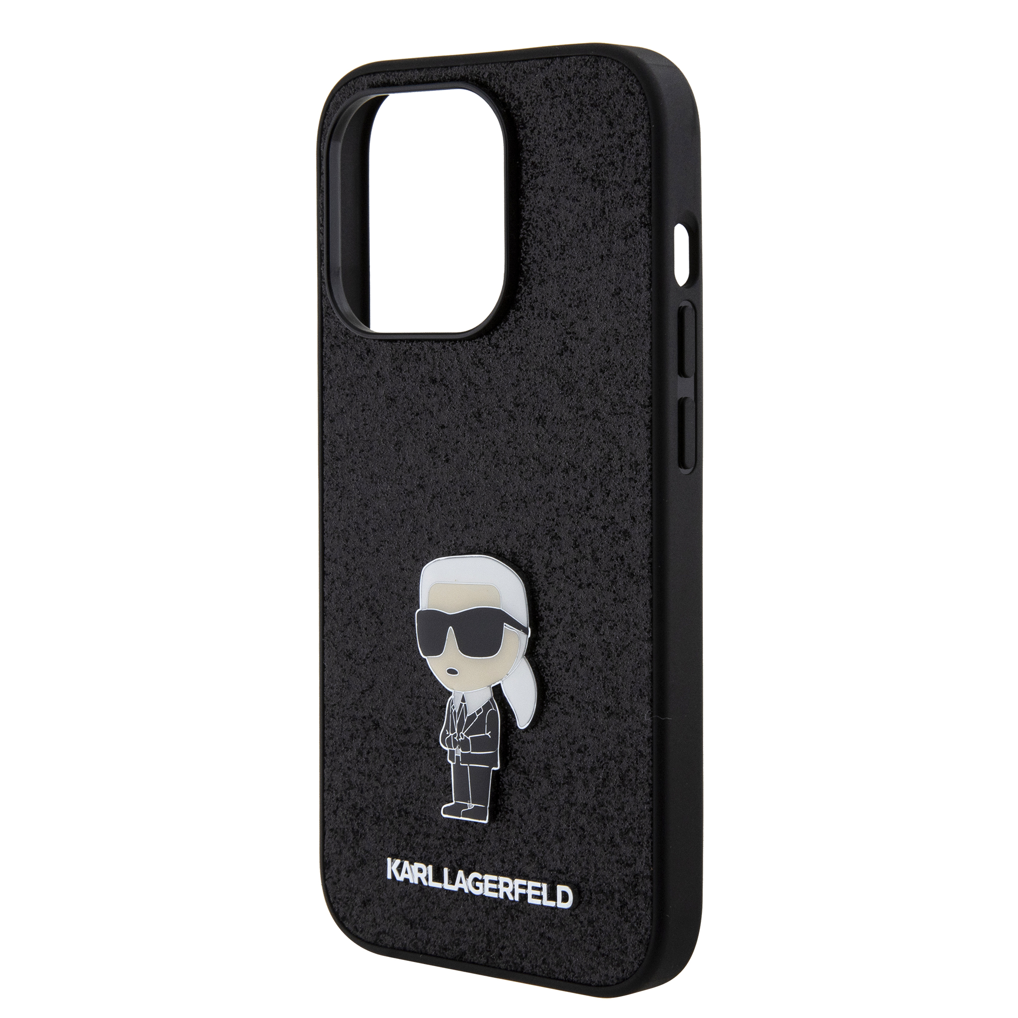 Foto 6 | Funda Original Karl Lagerfeld Glitter Para Iphone 15 Pro Negro