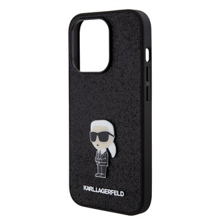 Foto 6 | Funda Original Karl Lagerfeld Glitter Para Iphone 15 Pro Negro