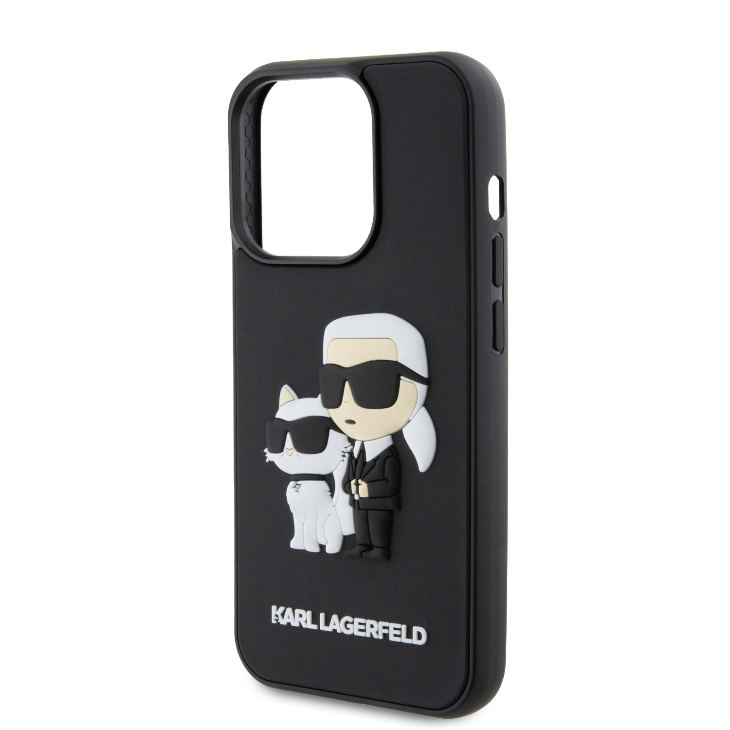 Foto 7 pulgar | Funda Original Karl Lagerfeld K&c 3d Para Iphone 15 Pro - Negro