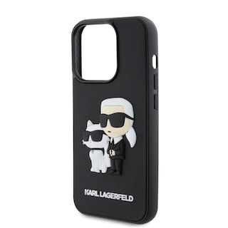 Foto 6 | Funda Original Karl Lagerfeld K&c 3d Para Iphone 15 Pro - Negro