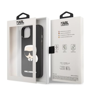 Foto 8 | Funda Original Karl Lagerfeld 3d Para Iphone 14 Plus - Negro