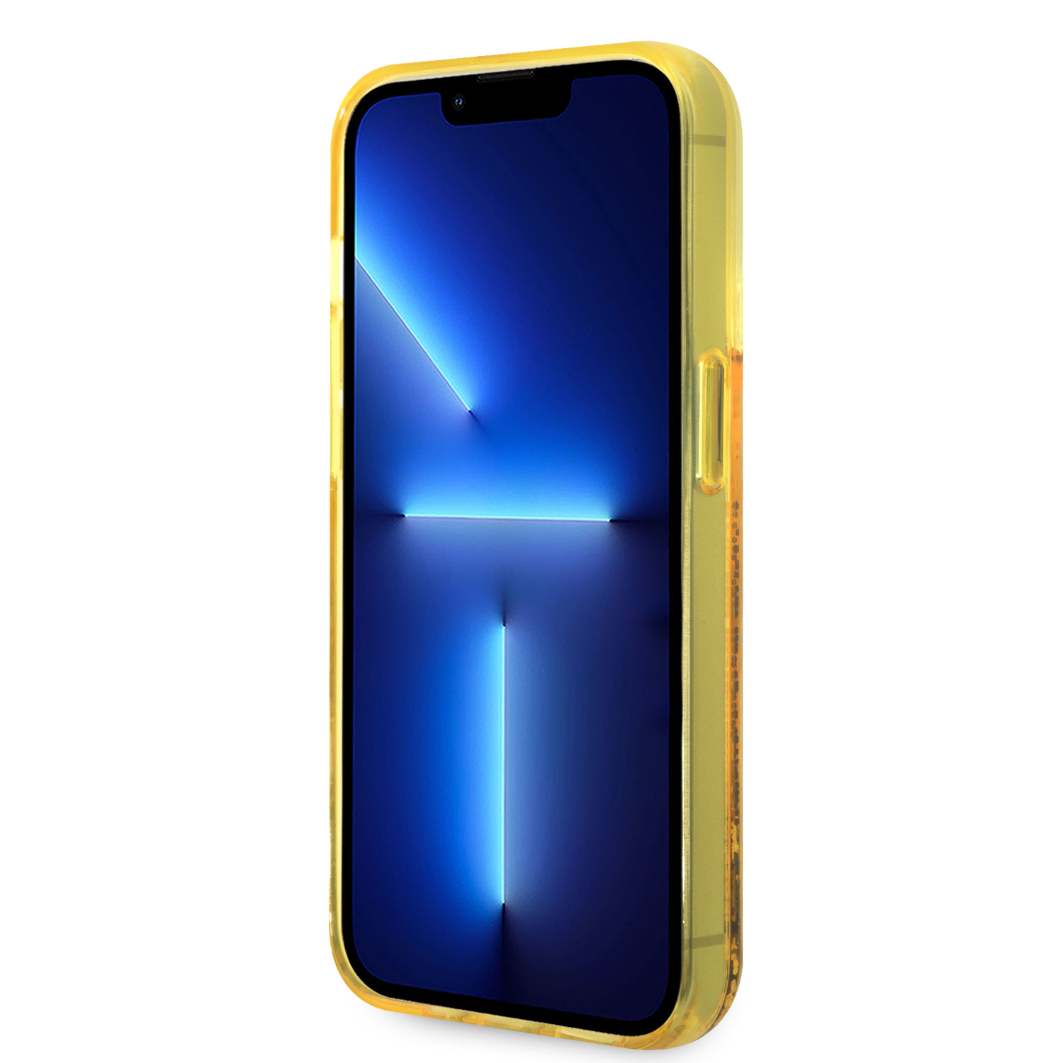 Foto 6 pulgar | Funda Original Guess Brillantina Para Iphone 14 Pro - Dorado