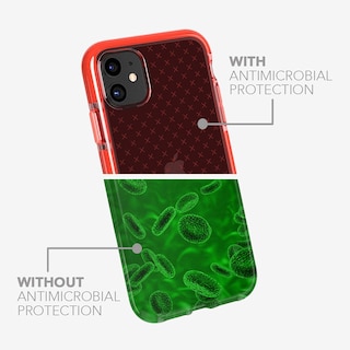 Foto 3 | Funda De Teléfono Tech21 Evo Check Para Apple Iphone 11 Coral - Venta Internacional.