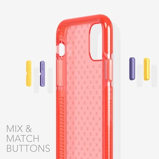 Foto 6 | Funda De Teléfono Tech21 Evo Check Para Apple Iphone 11 Coral - Venta Internacional.