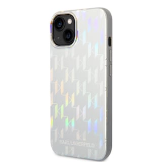 Foto 2 | Funda Original Karl Lagerfeld Monogram Para Iphone 14 - Plateado