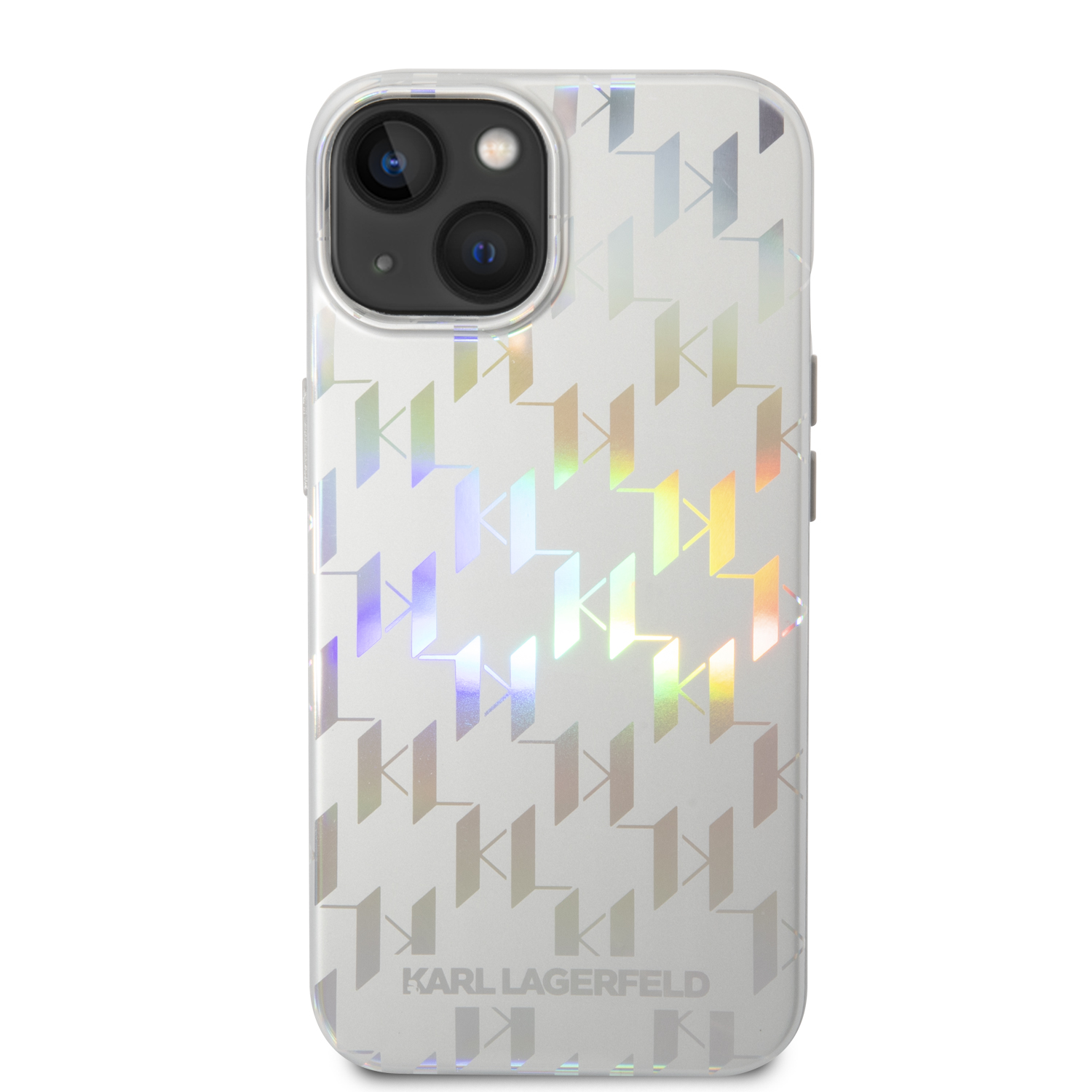 Foto 4 pulgar | Funda Original Karl Lagerfeld Monogram Para Iphone 14 - Plateado