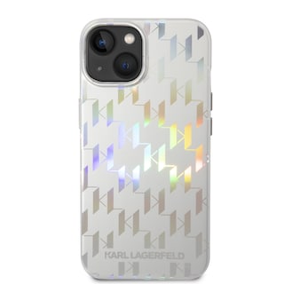 Foto 3 | Funda Original Karl Lagerfeld Monogram Para Iphone 14 - Plateado