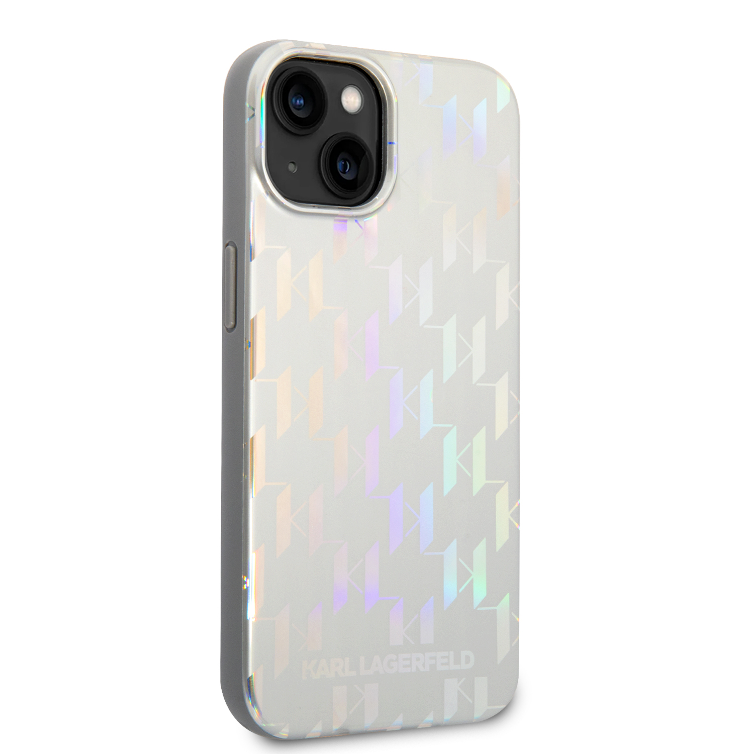 Foto 5 pulgar | Funda Original Karl Lagerfeld Monogram Para Iphone 14 - Plateado