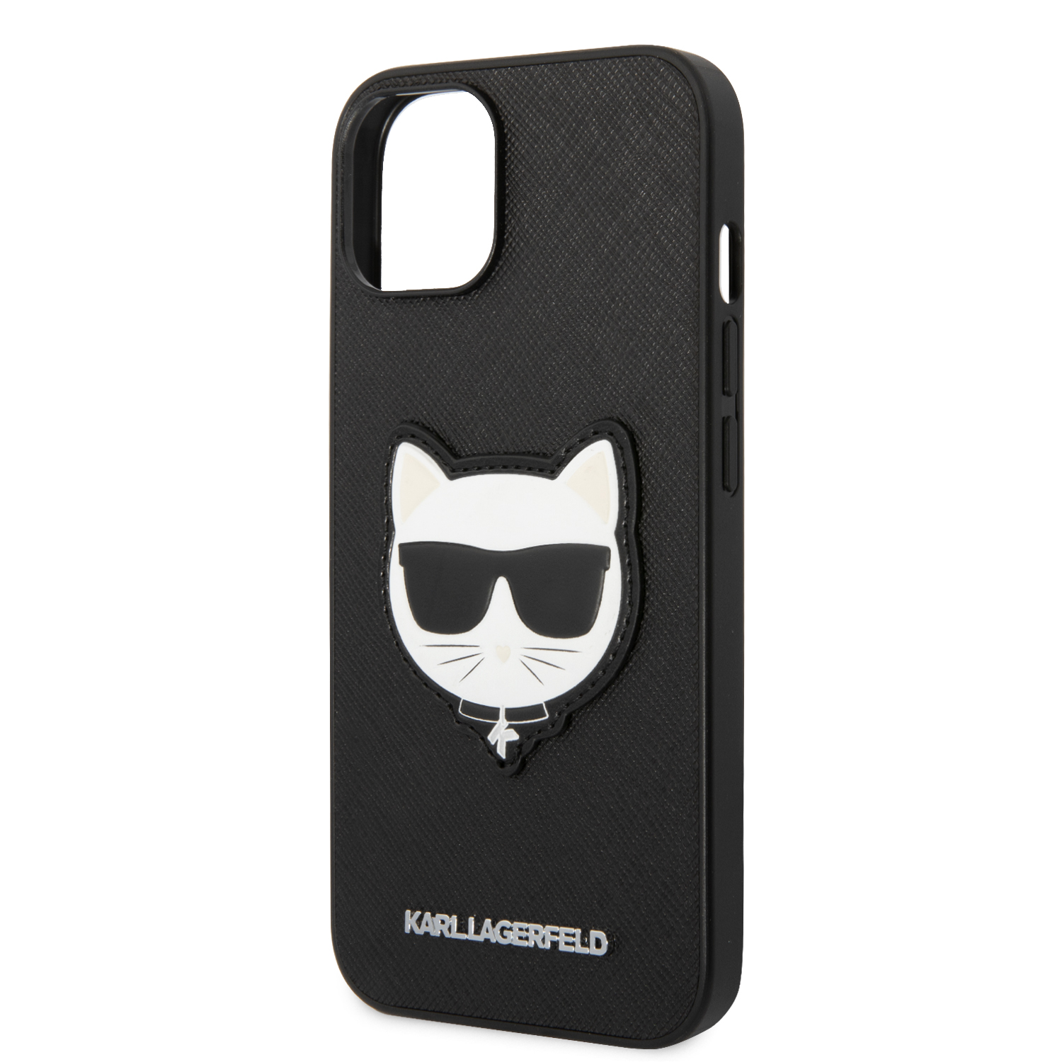 Foto 7 pulgar | Funda Original Karl Saffiano Choupette Para Iphone 14 -negra