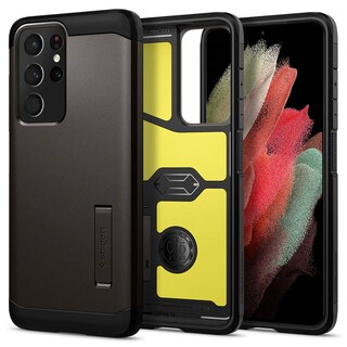 Foto 1 | Funda para Teléfono Spigen Tough Armor Galaxy S21 Ultra Gunmetal - Venta Internacional
