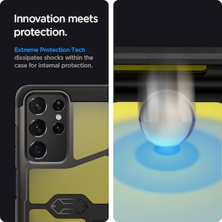 Foto 4 | Funda para Teléfono Spigen Tough Armor Galaxy S21 Ultra Gunmetal - Venta Internacional