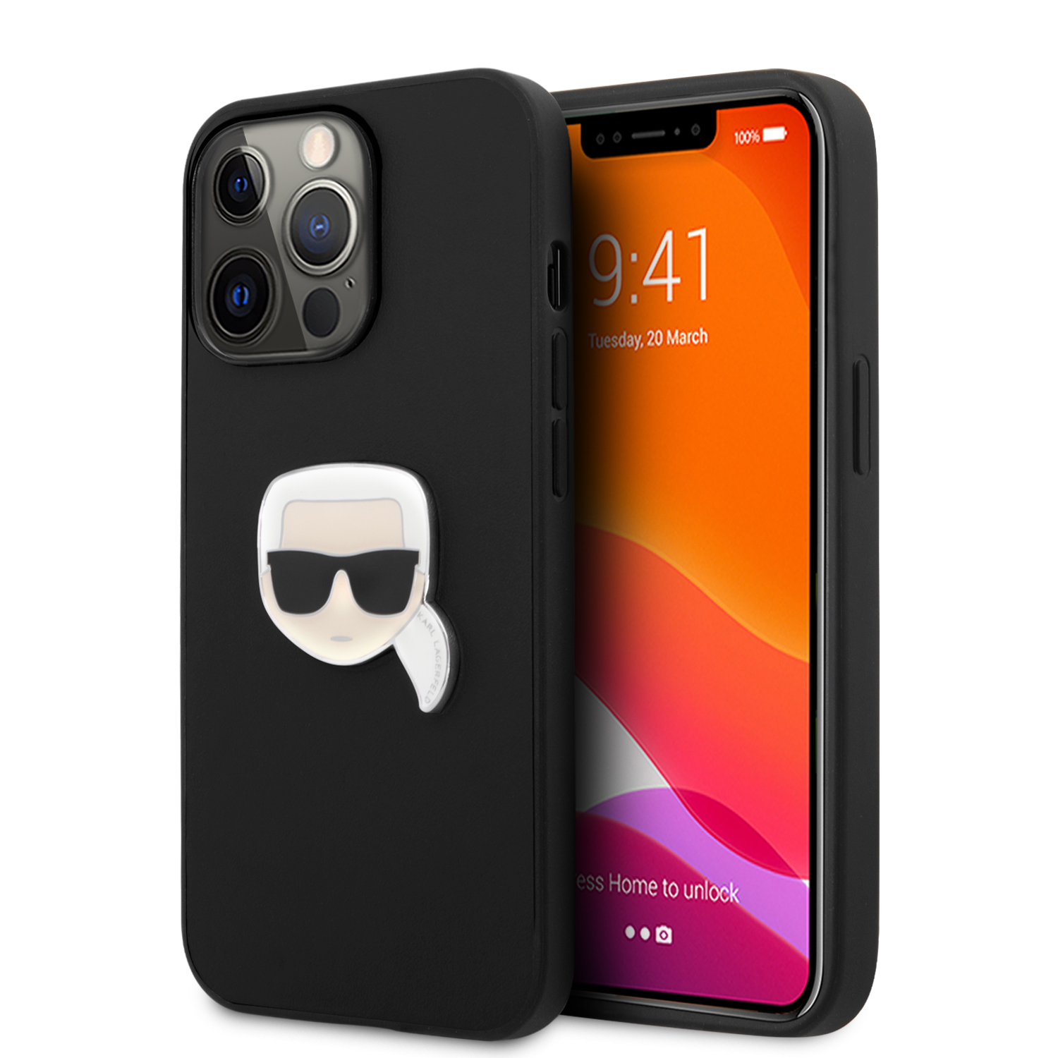 Foto 2 pulgar | Funda Original Karl Lagerfeld Metalic Para Iphone 13 Pro Max