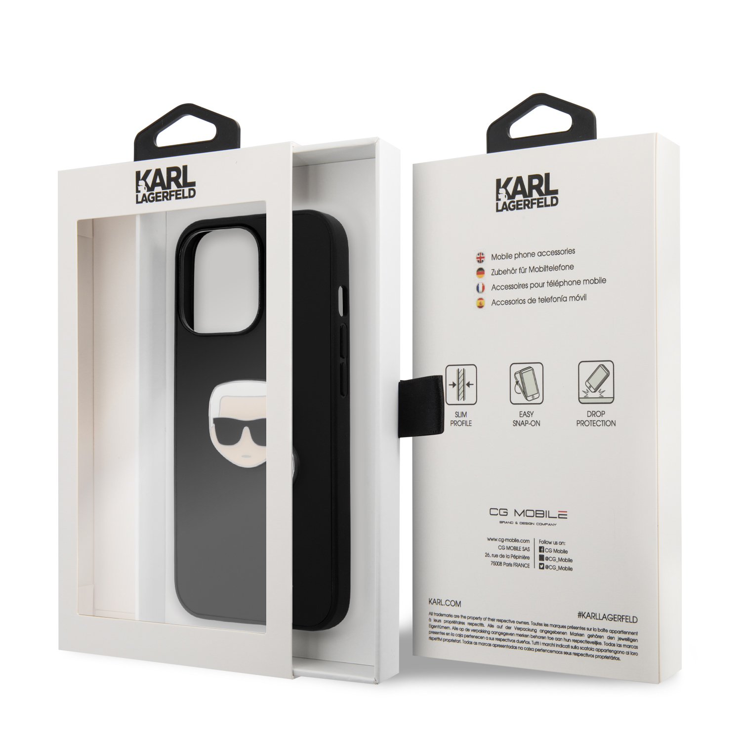 Foto 9 pulgar | Funda Original Karl Lagerfeld Metalic Para Iphone 13 Pro Max