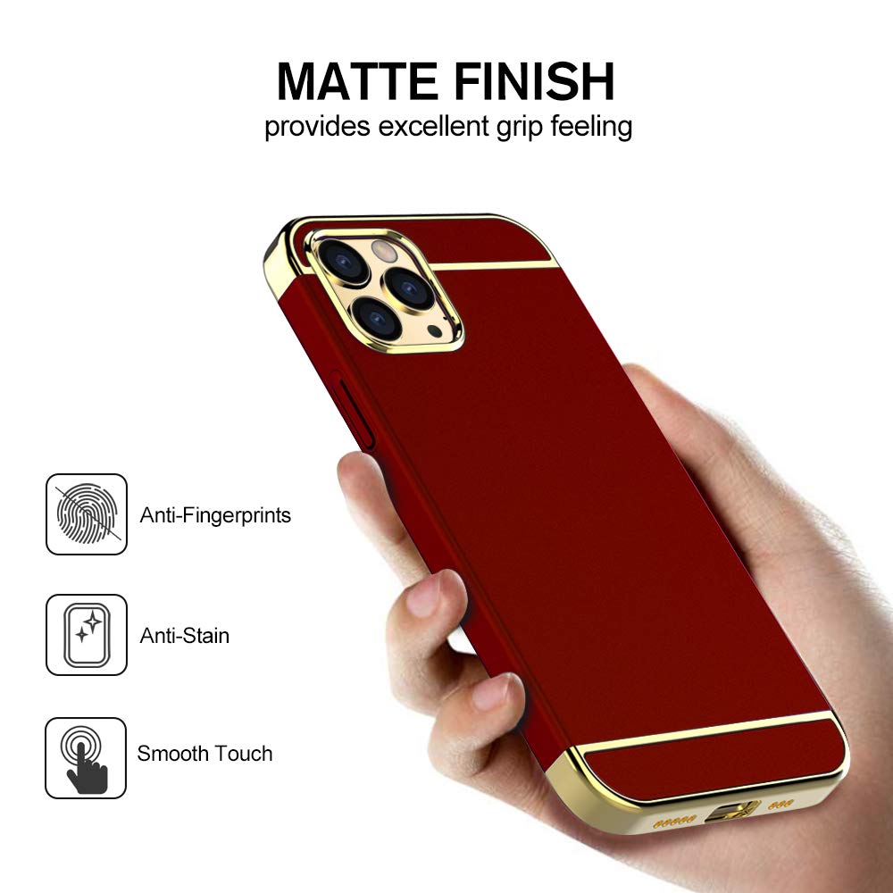 Foto 5 | Funda Rorsou 3 En 1 Ultrafino Para iPhone 12 Pro Max - Venta Internacional