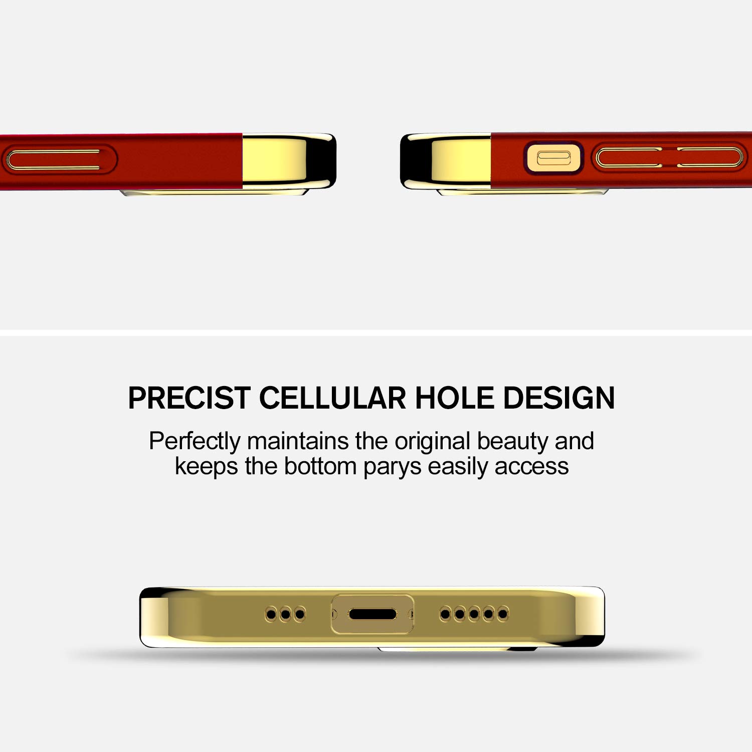 Foto 7 | Funda Rorsou 3 En 1 Ultrafino Para iPhone 12 Pro Max - Venta Internacional