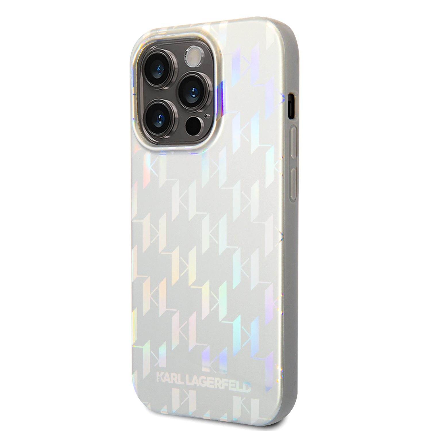 Foto 2 | Funda Original Karl Lagerfeld Mono Para Iphone 14 Pro -plata