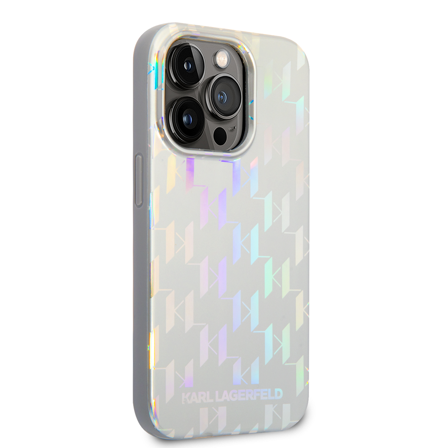 Foto 5 pulgar | Funda Original Karl Lagerfeld Mono Para Iphone 14 Pro -plata