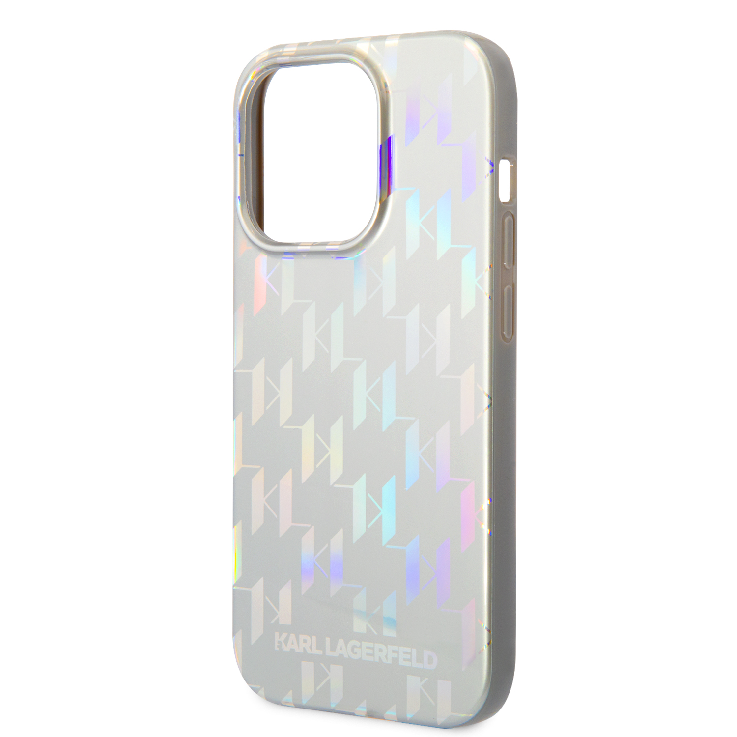 Foto 7 pulgar | Funda Original Karl Lagerfeld Mono Para Iphone 14 Pro -plata