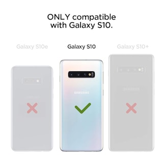 Foto 2 | Funda Spigen Rugged Armor para Samsung Galaxy S10 Negro Mate - Venta Internacional