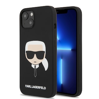Foto 1 | Funda Original Karl Lagerfeld Silicón Cara Para Iphone 13- Negro