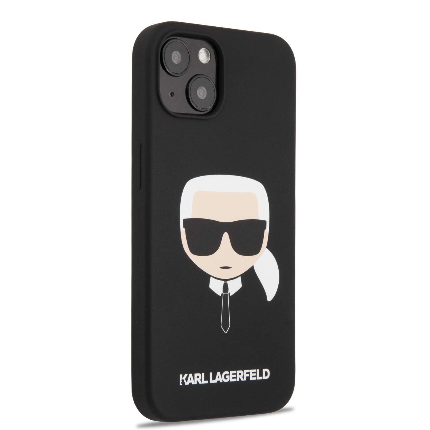 Foto 5 pulgar | Funda Original Karl Lagerfeld Silicón Cara Para Iphone 13- Negro