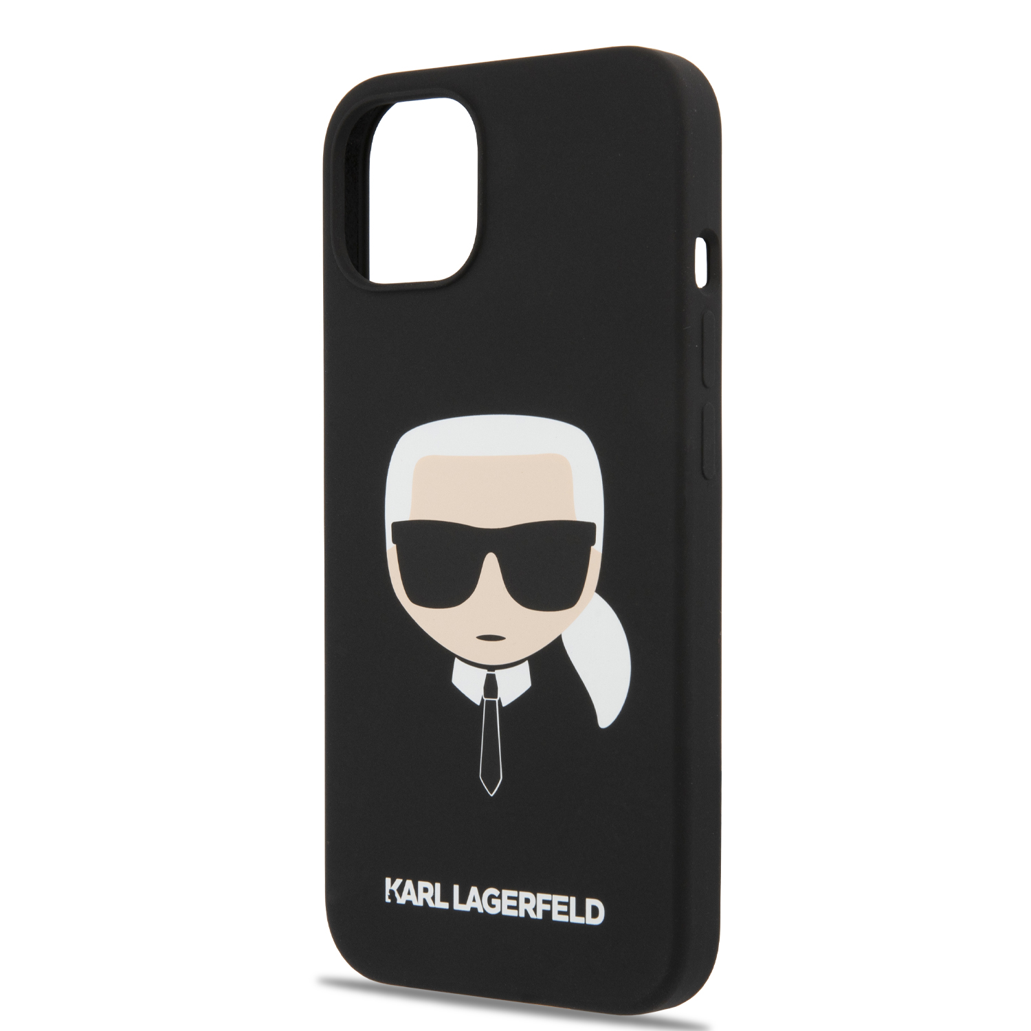 Foto 7 pulgar | Funda Original Karl Lagerfeld Silicón Cara Para Iphone 13- Negro