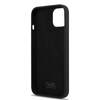 Foto 7 | Funda Original Karl Lagerfeld Silicón Cara Para Iphone 13- Negro